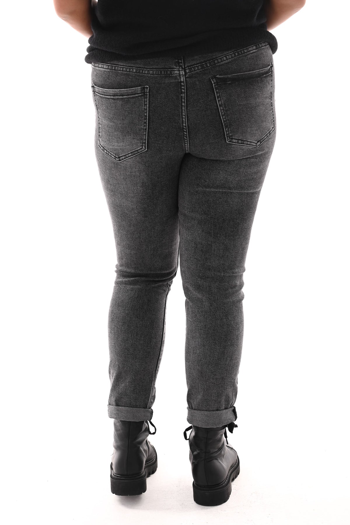 Redberry jeans mom fit grijs