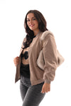 Bomber joggings jack uni lichtbruin