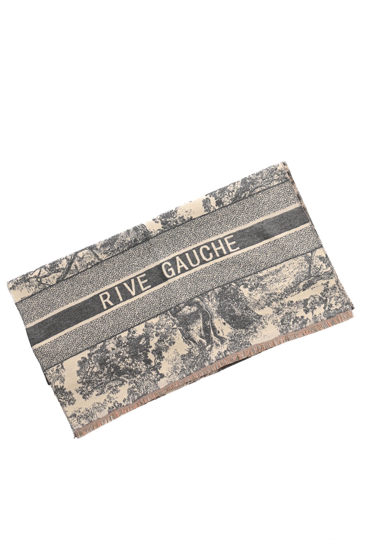 Luxe sjaal rive gauche grijs