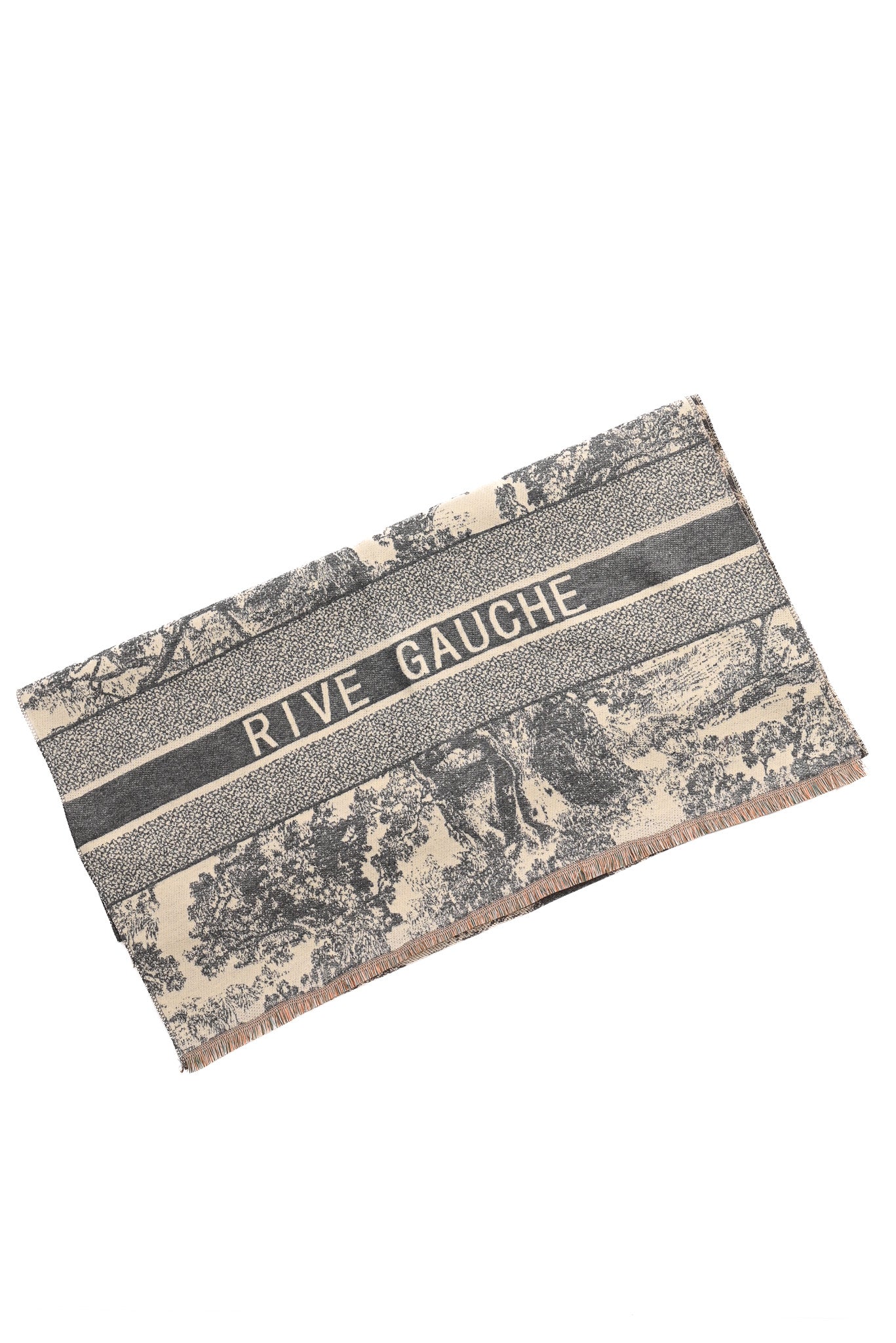Luxe sjaal rive gauche grijs