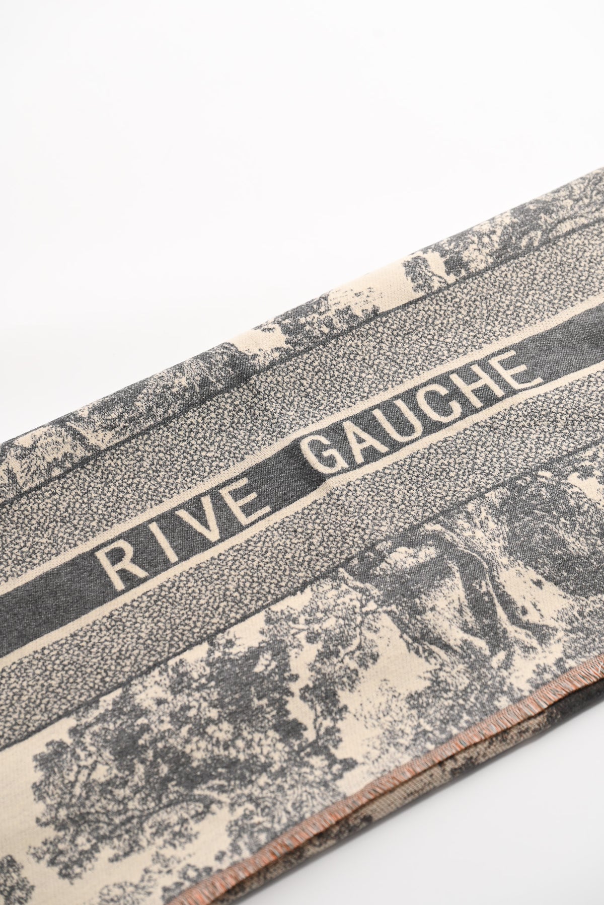 Luxe sjaal rive gauche grijs