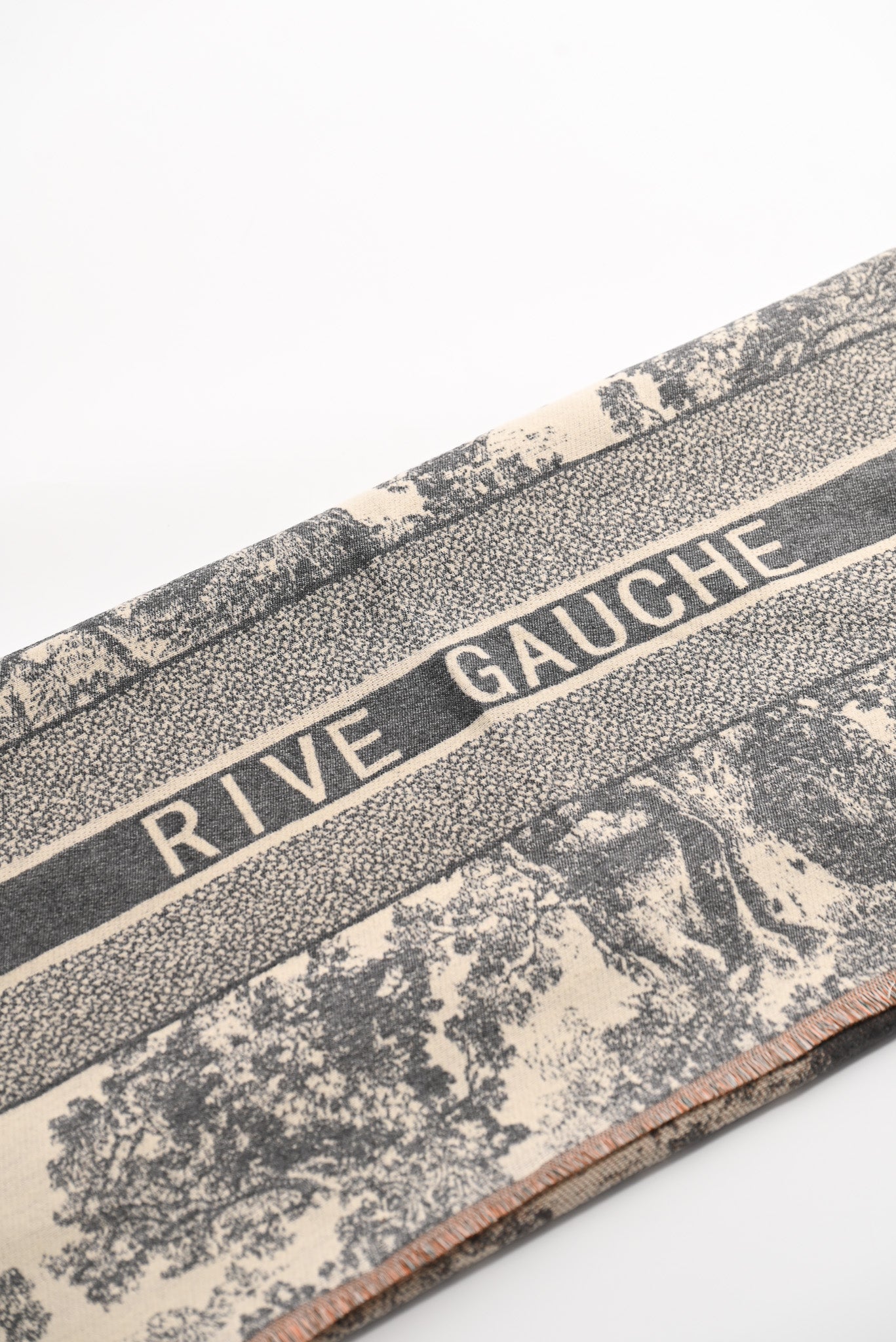 Luxe sjaal rive gauche grijs