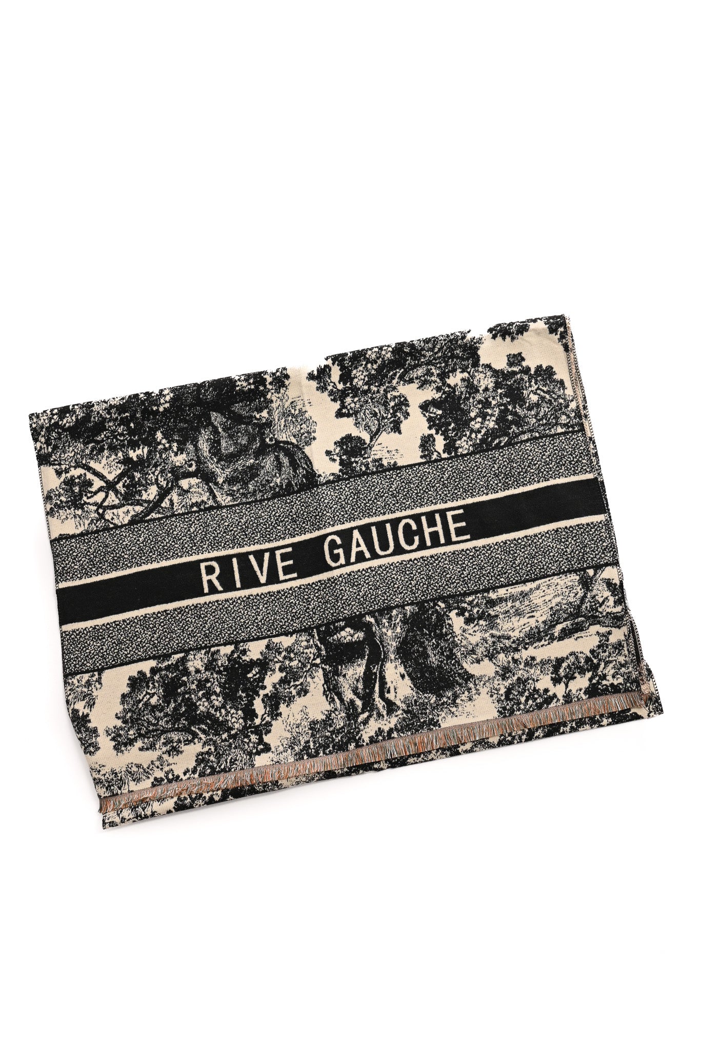 Luxe sjaal rive gauche zwart