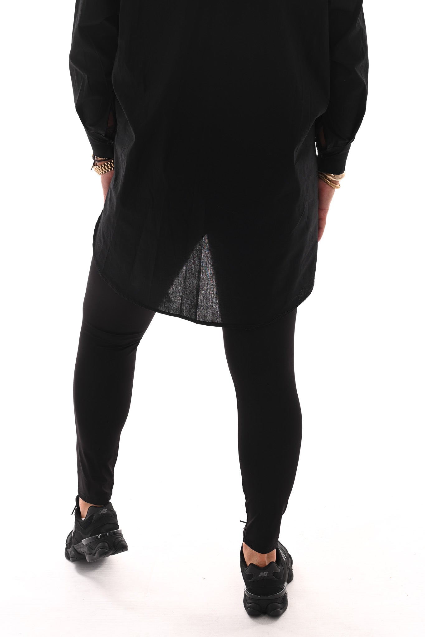 Travel legging uni zwart