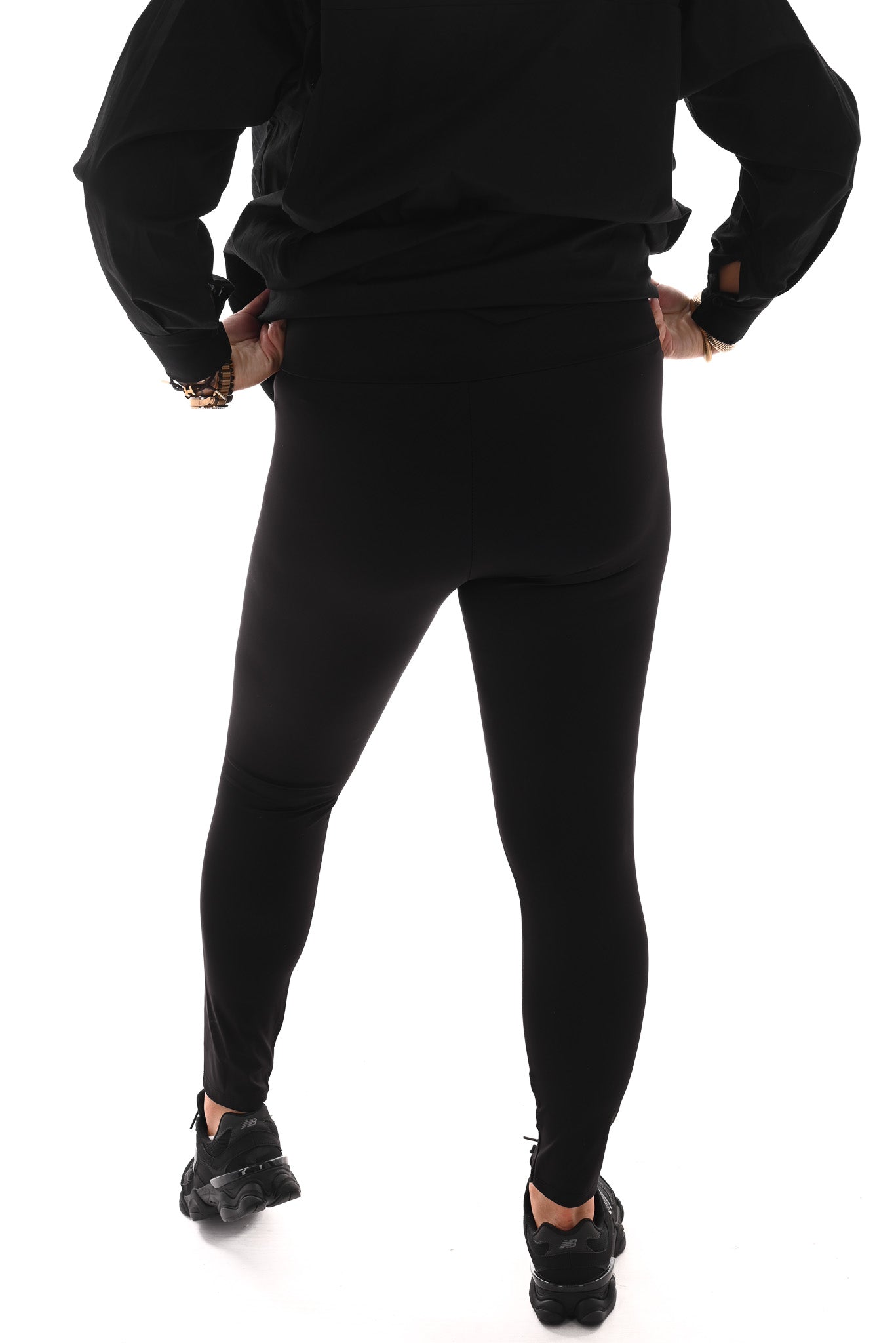 Travel legging uni zwart