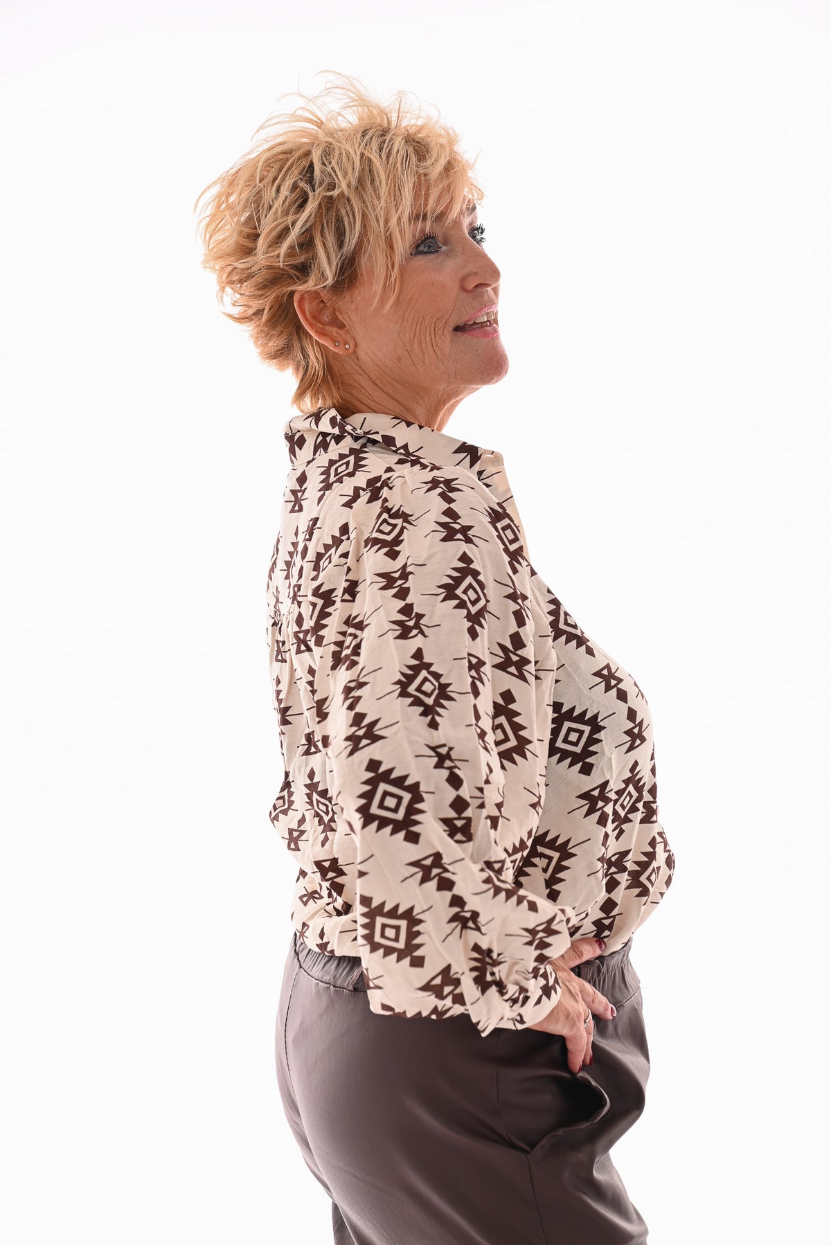 Blouse aztec roomwit