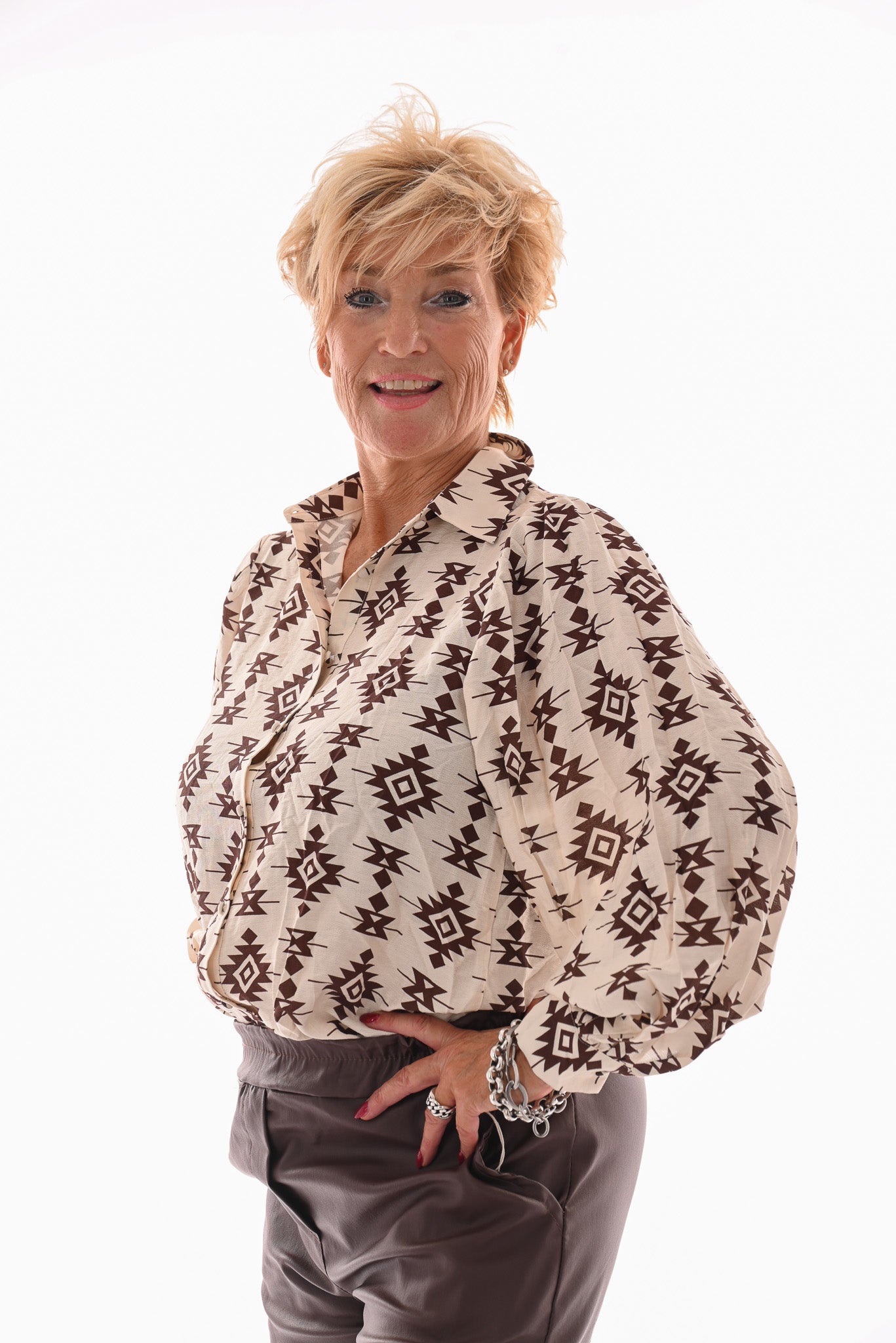 Blouse aztec roomwit