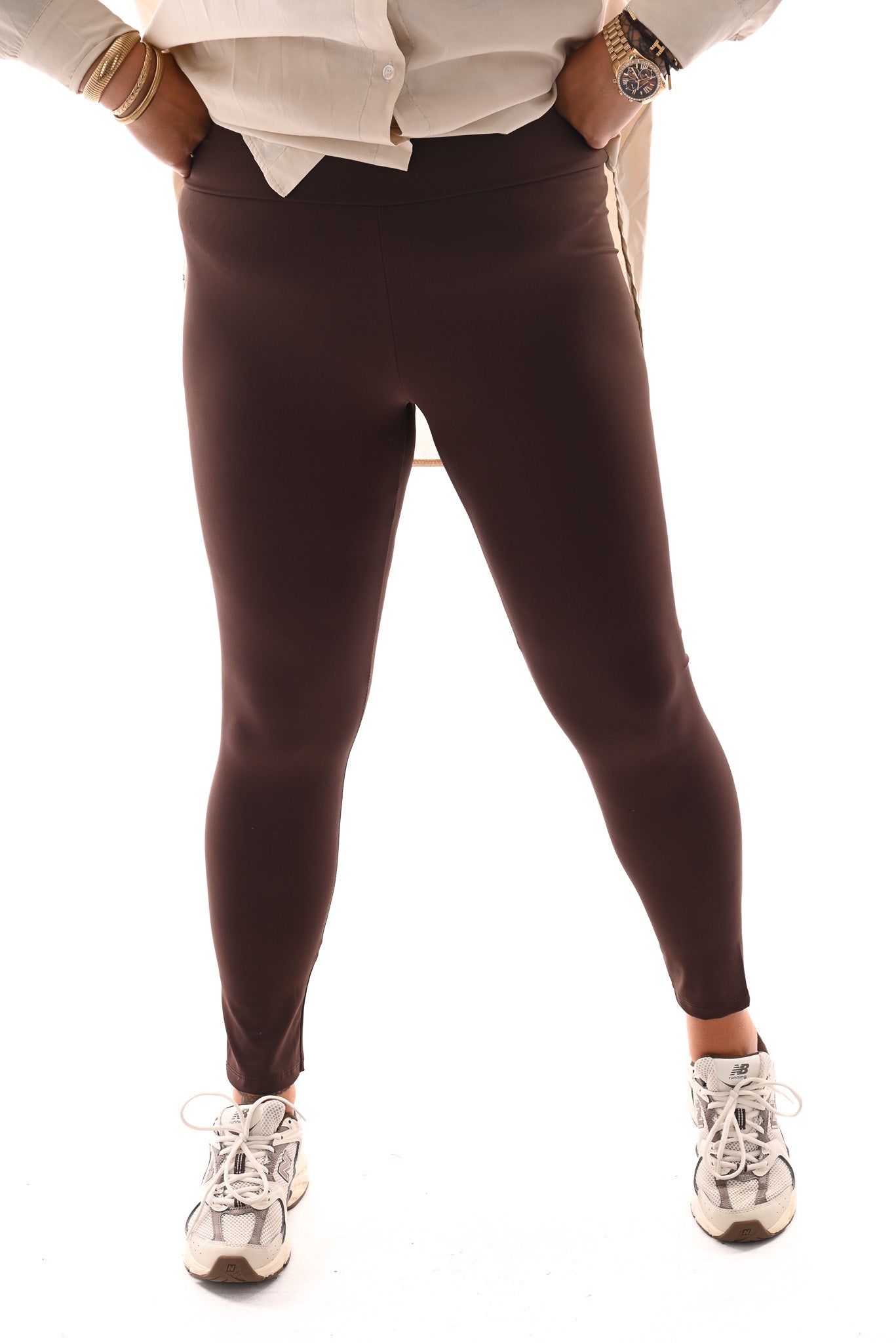 Travel legging uni bruin
