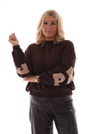 Sweater paradise donkerbruin