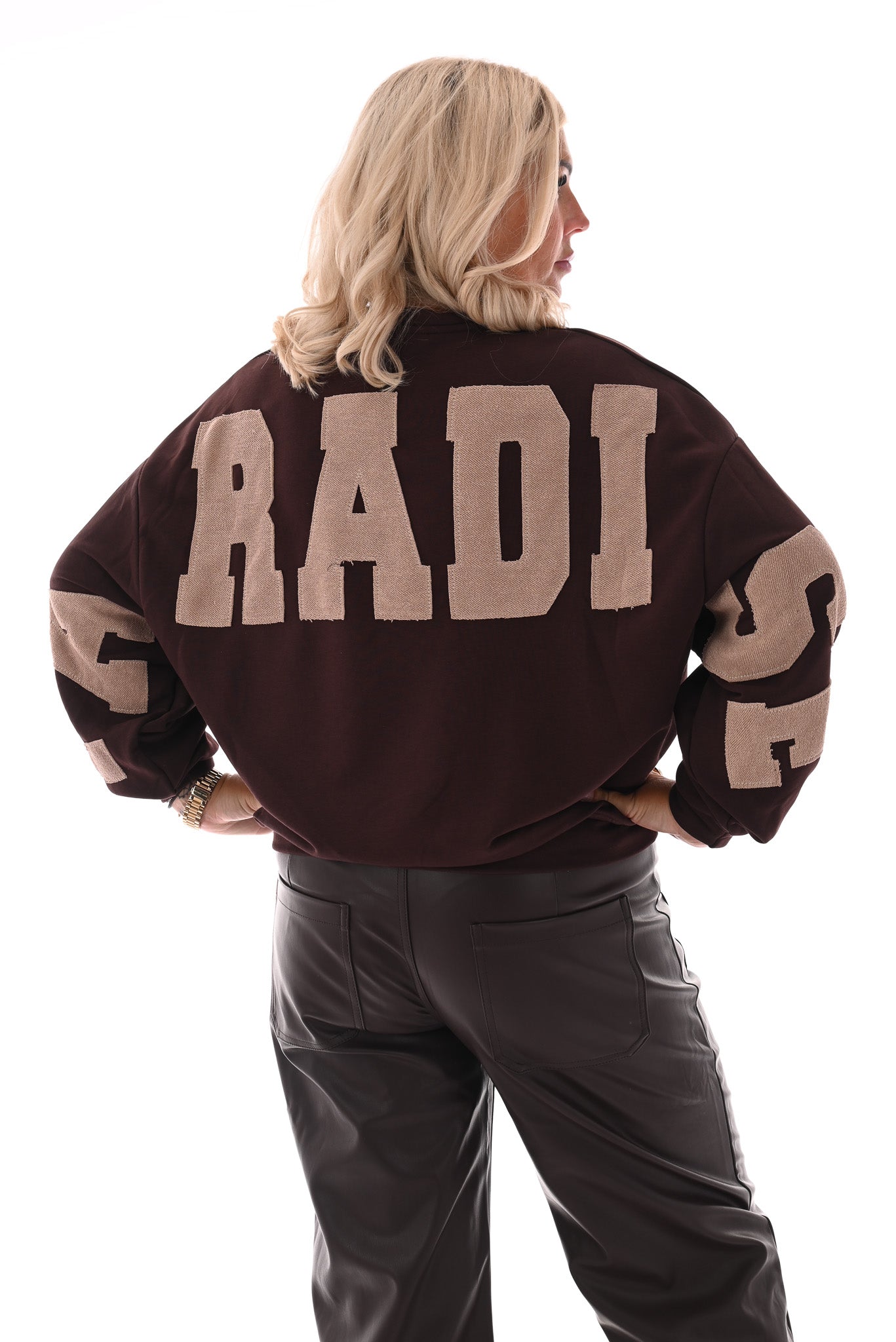 Sweater paradise donkerbruin