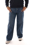 Monday wide leg blauw