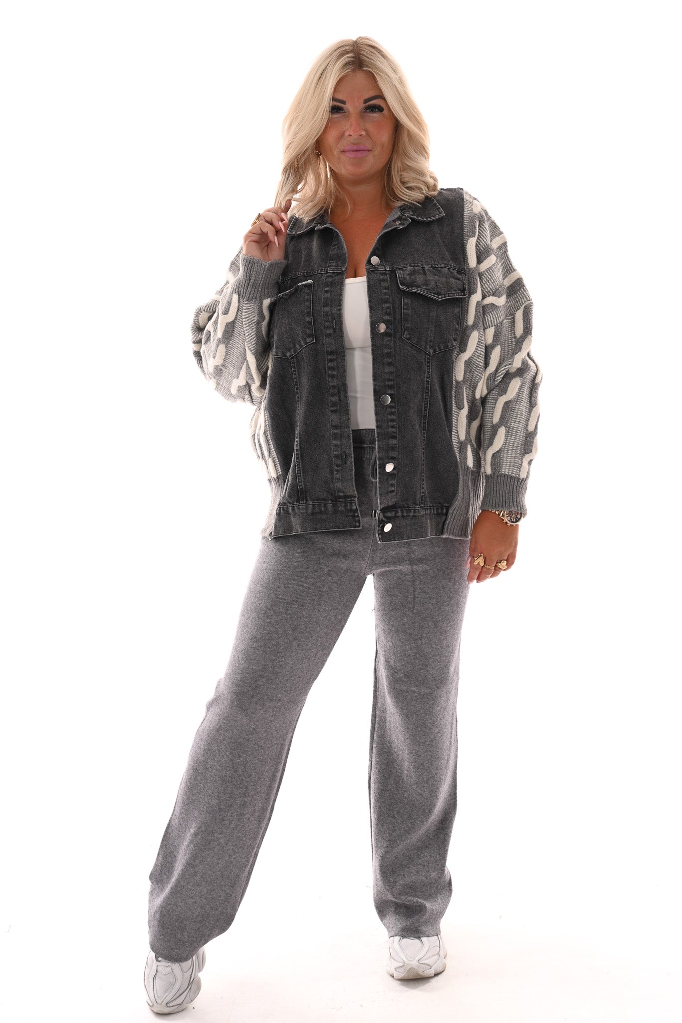 Lounge broek grijs