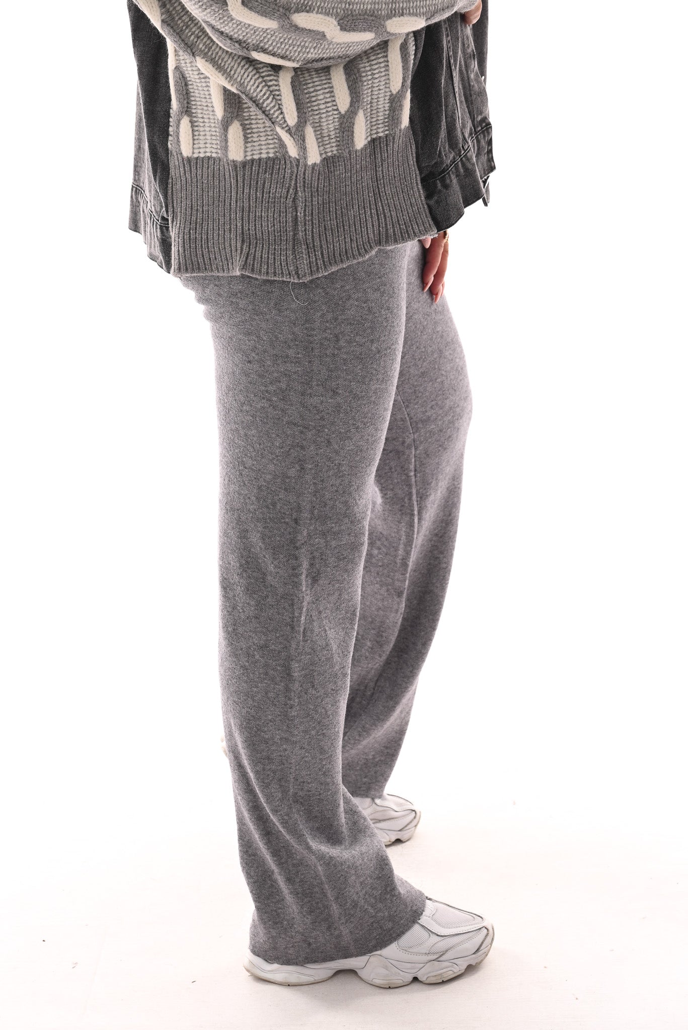Lounge broek grijs