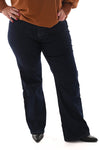 Monday wide leg glitter blauw