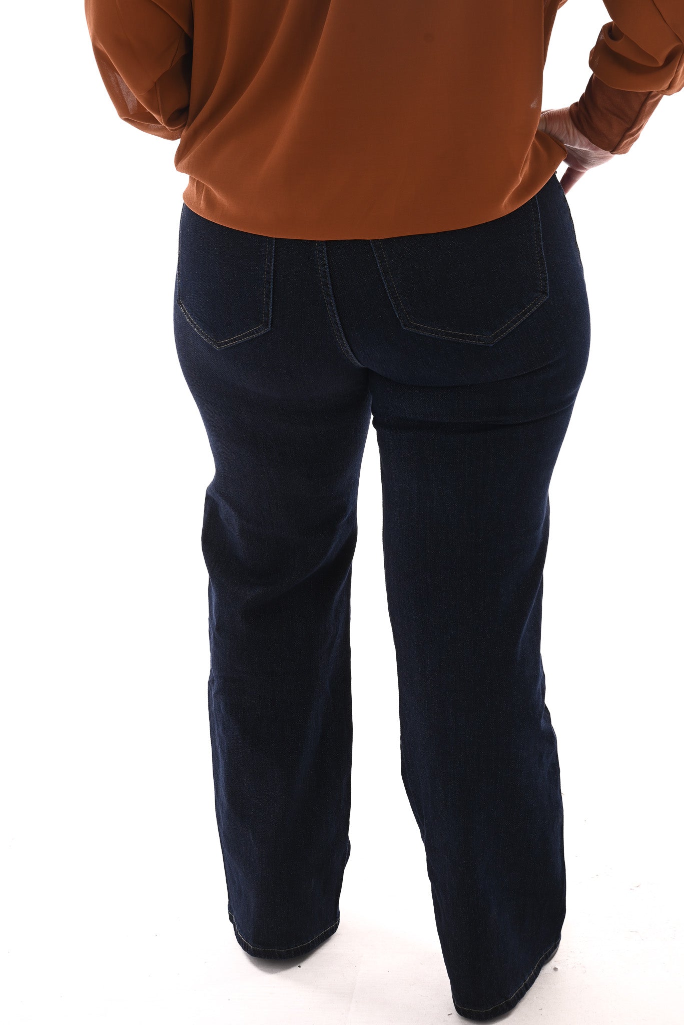 Monday wide leg glitter blauw
