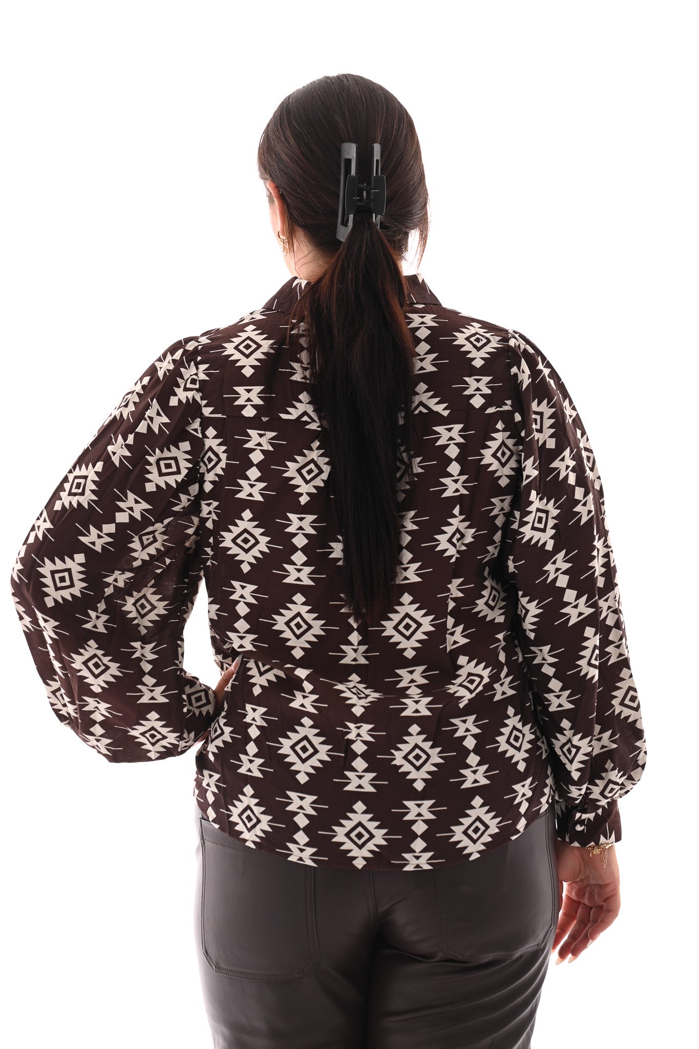 Blouse aztec bruin