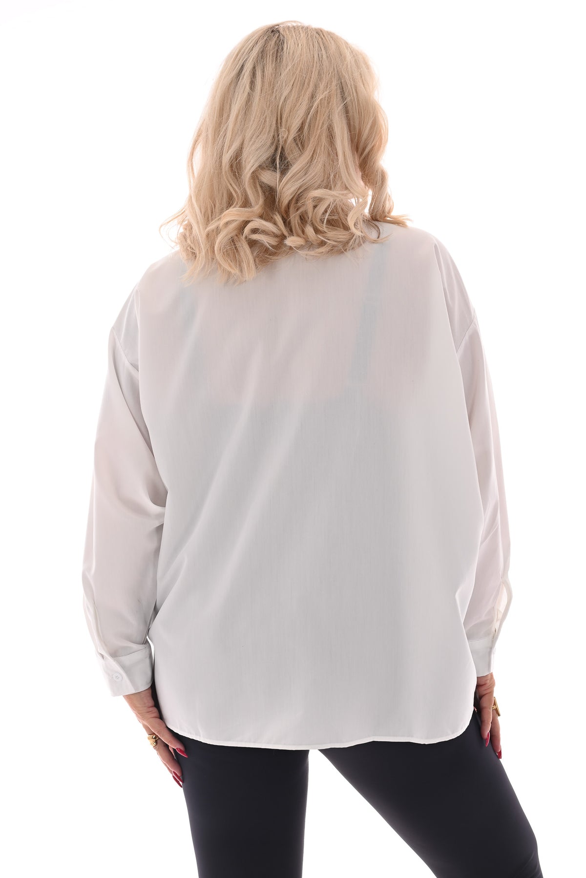 Blouse hartjes wit