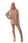 Norfy leatherlook legging brons