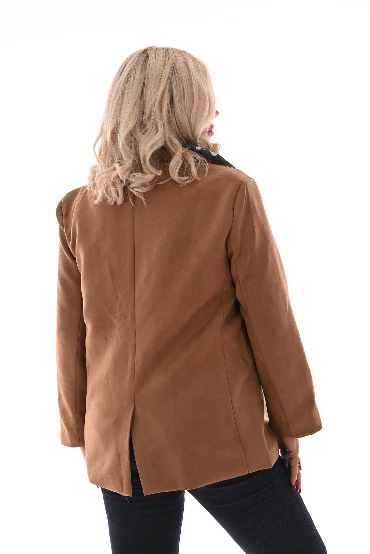 Blazer suede camel