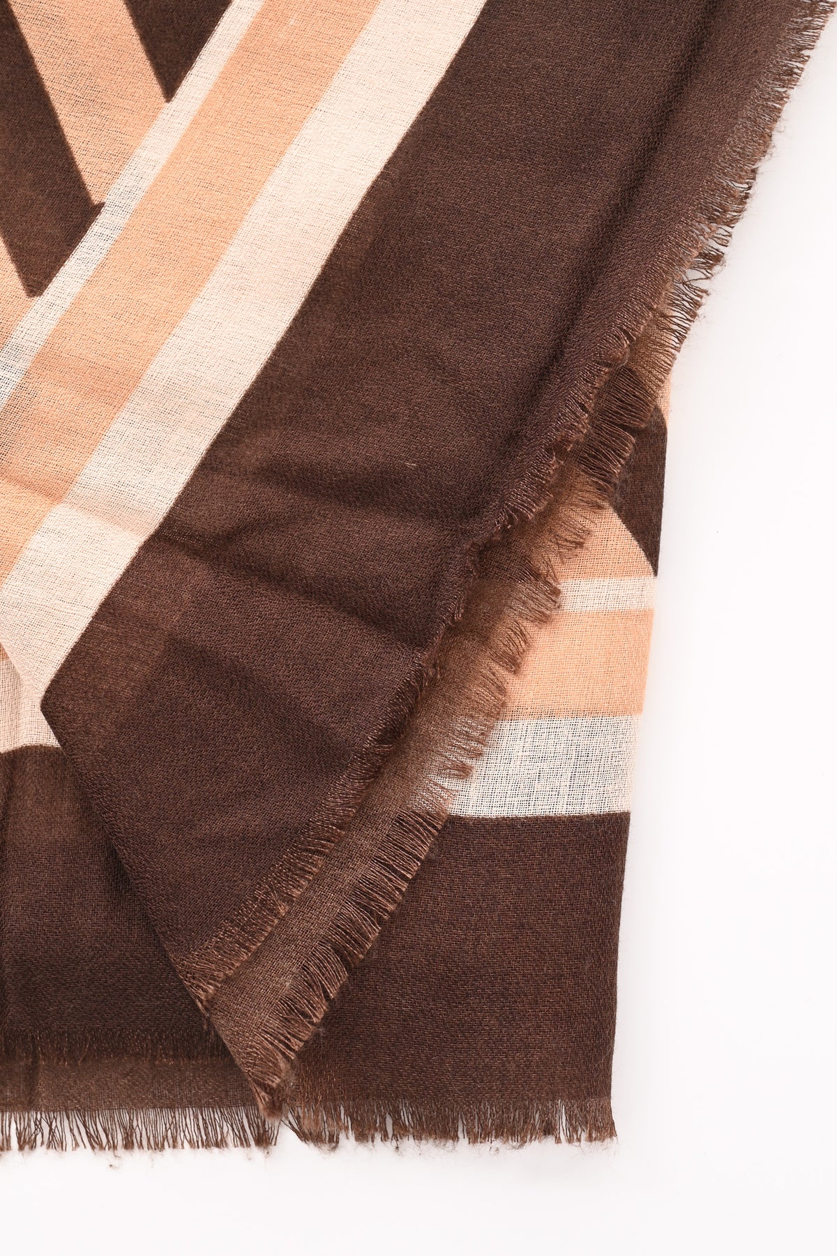 Sjaal maze bruin/beige