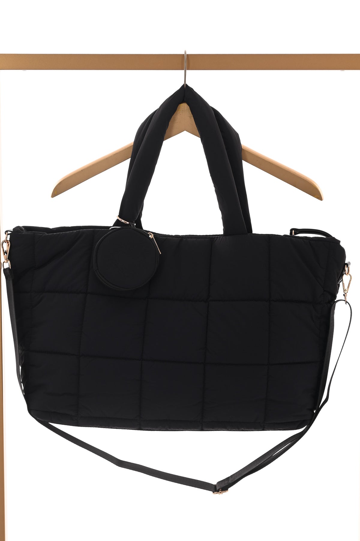 Puffer tas zwart