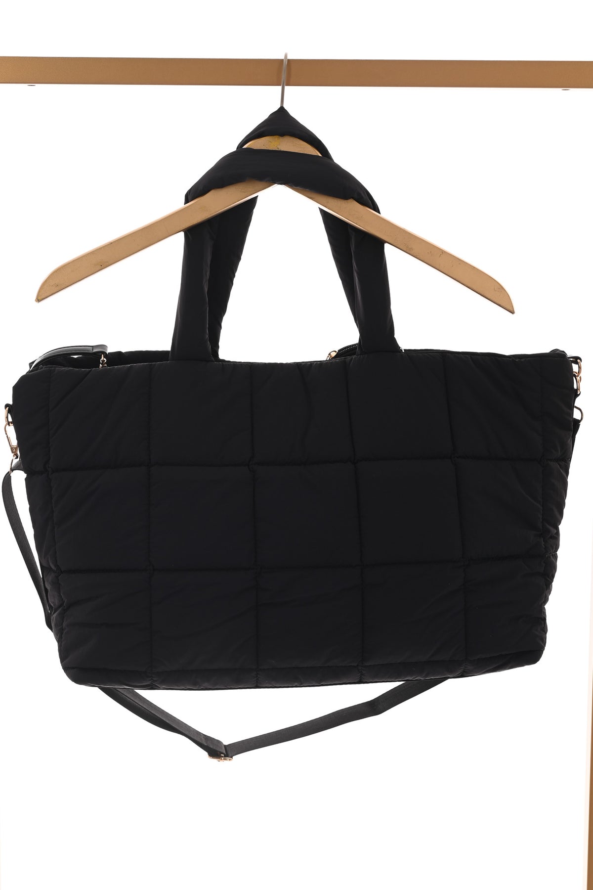 Puffer tas zwart