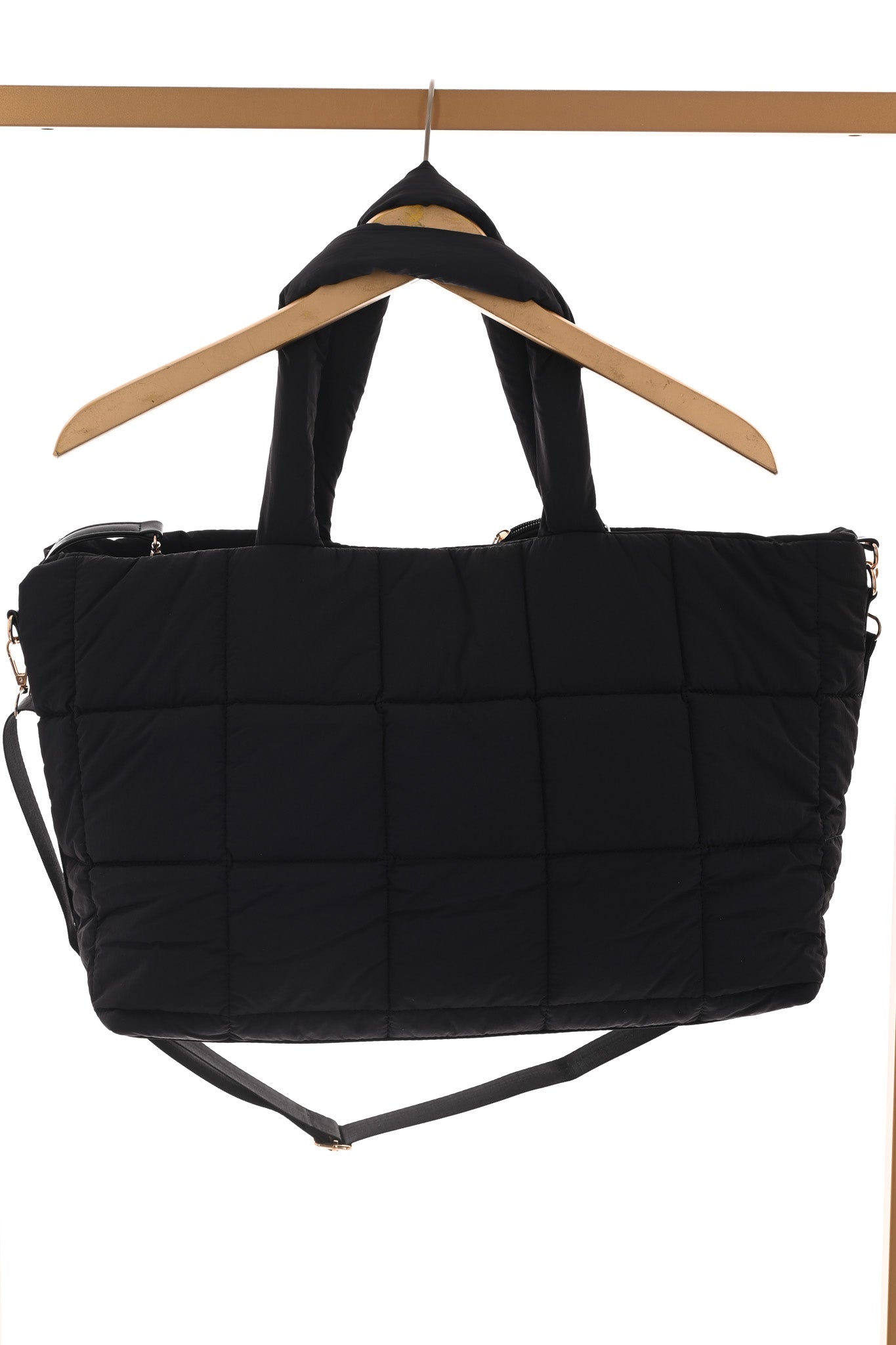 Puffer tas zwart