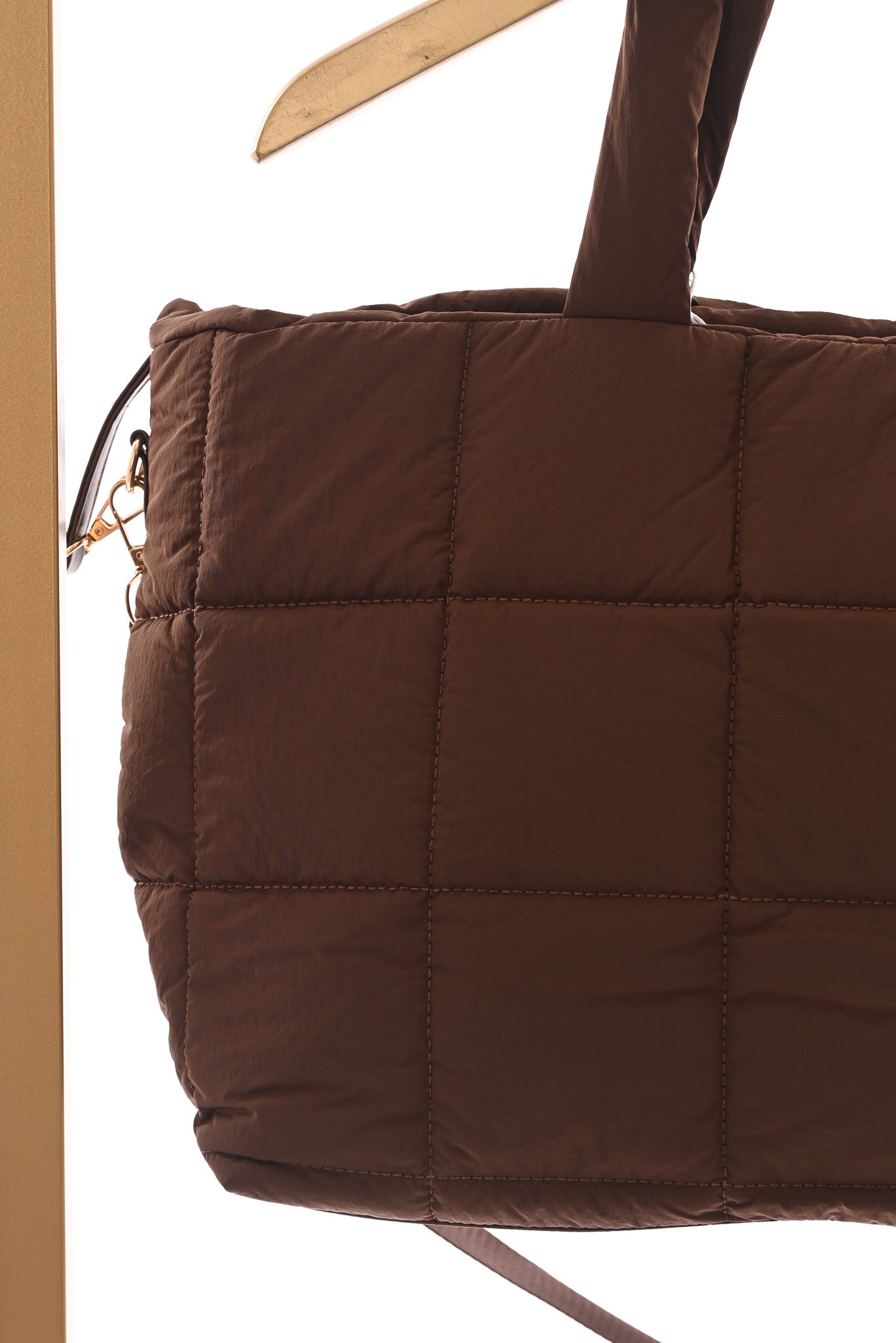 Puffer tas bruin