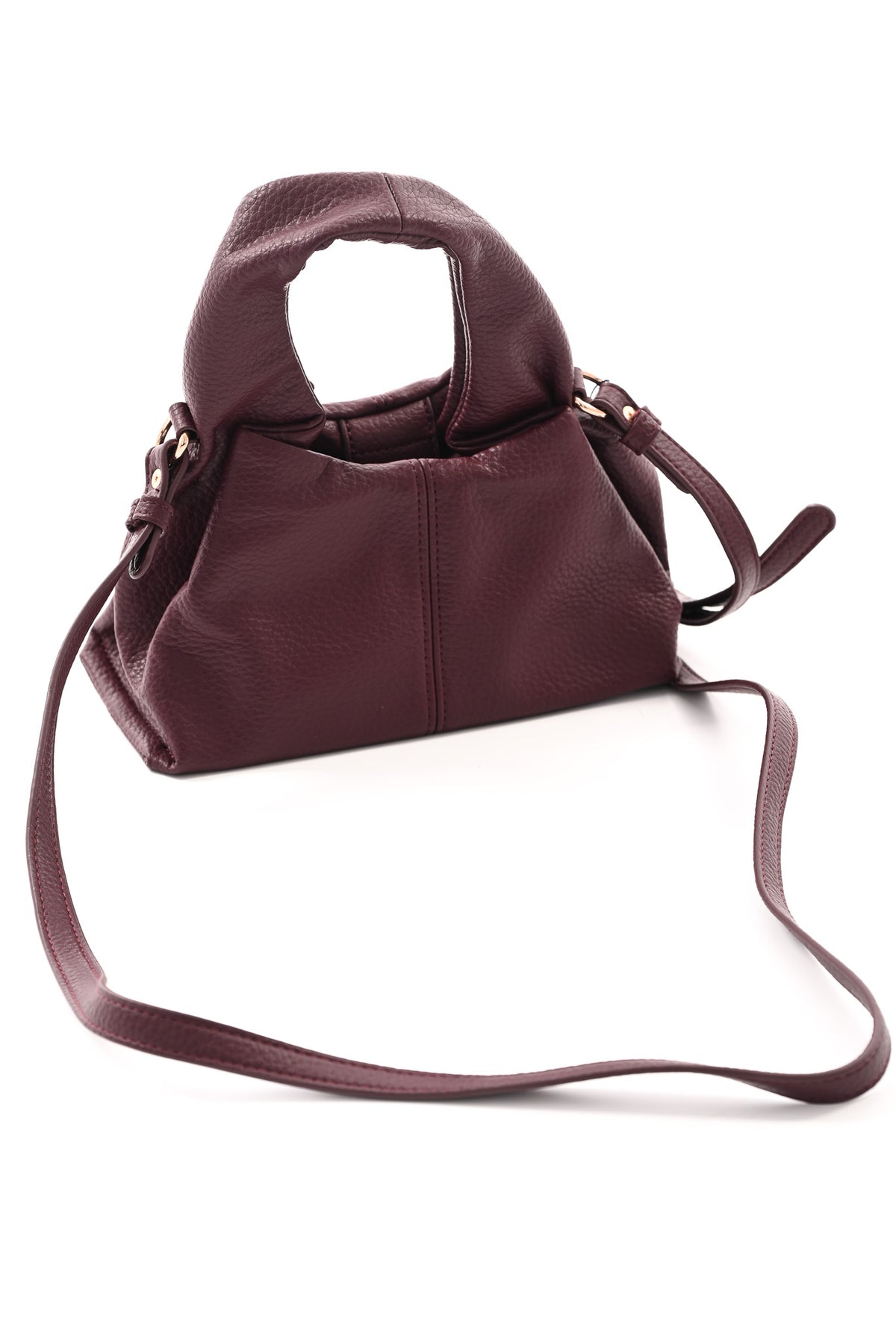 Mini crossbody tas bordeaux
