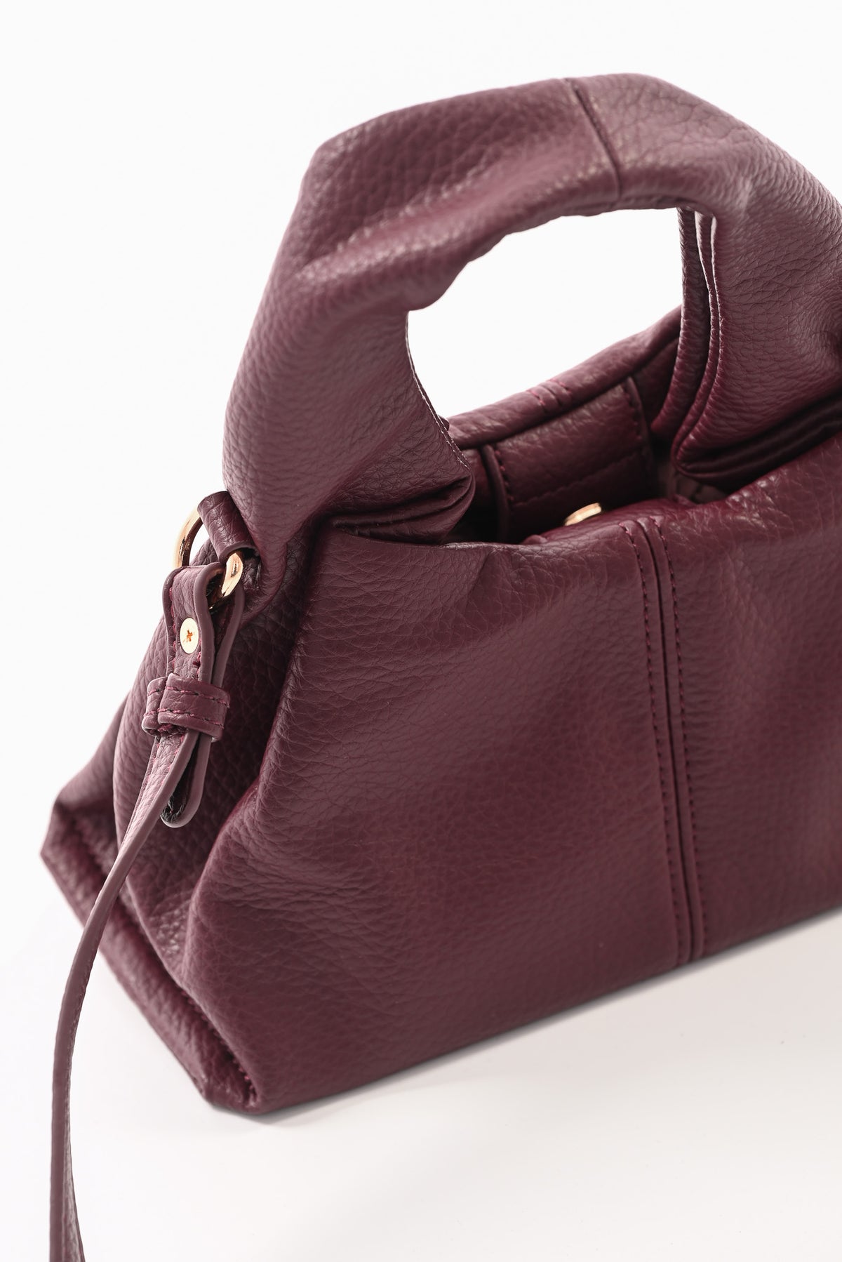 Mini crossbody tas bordeaux
