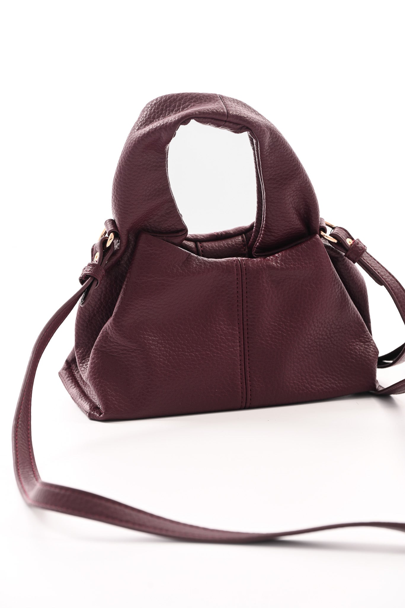 Mini crossbody tas bordeaux