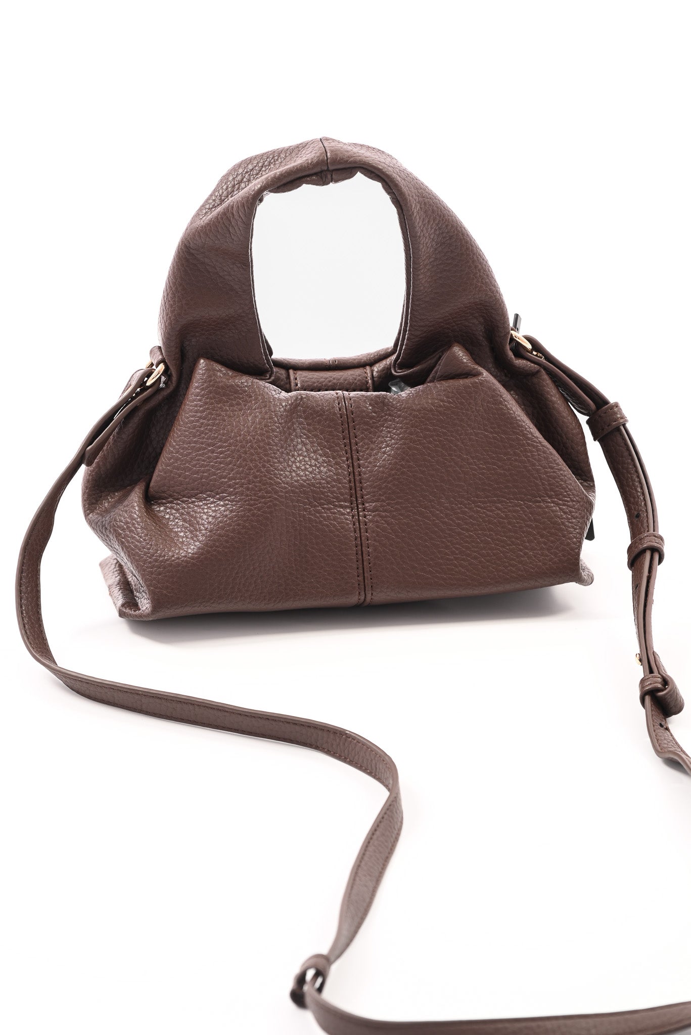 Mini crossbody tas bruin