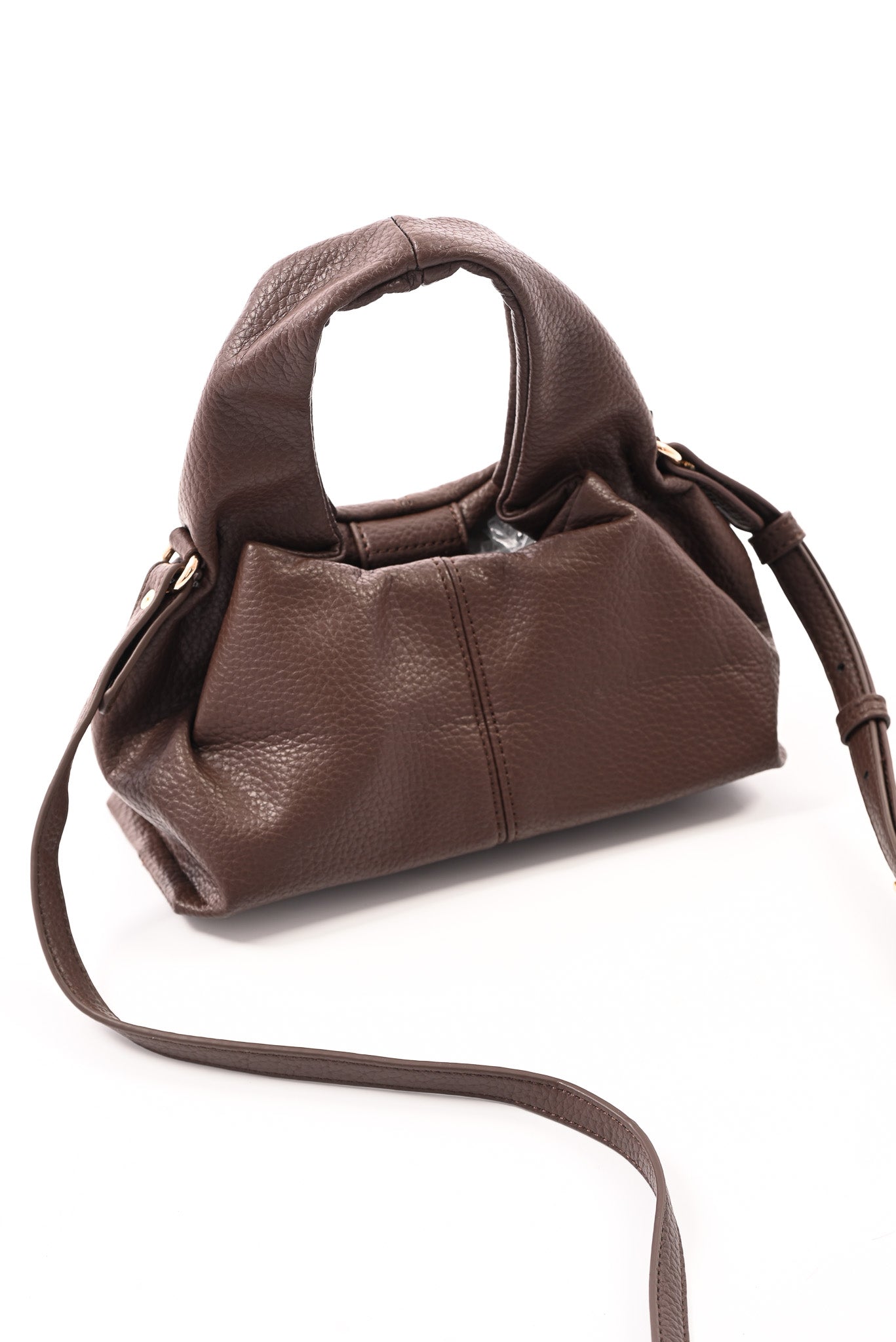 Mini crossbody tas bruin