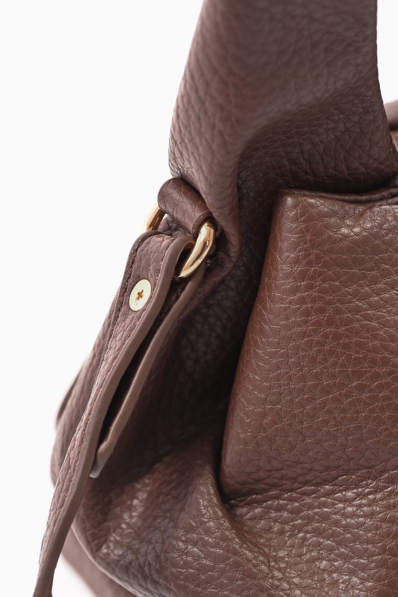 Mini crossbody tas bruin
