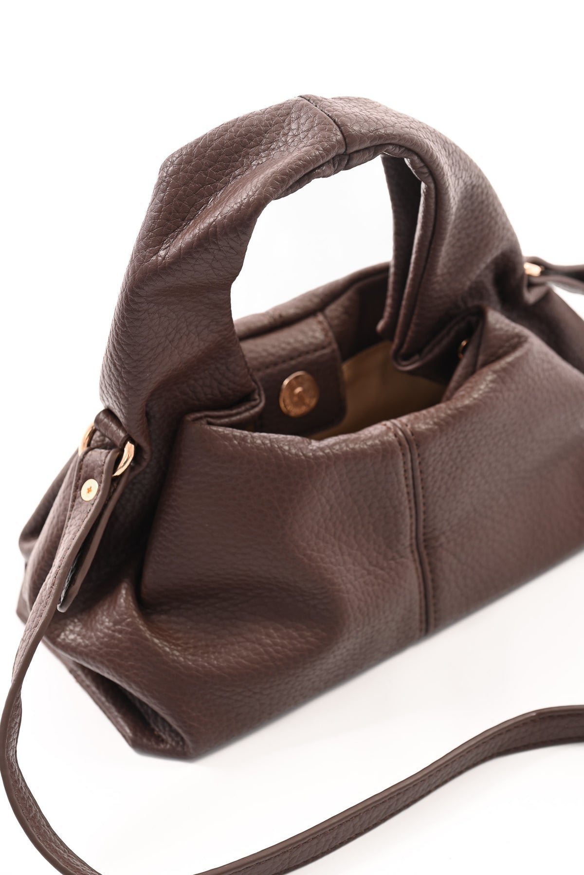 Mini crossbody tas bruin