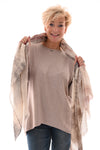 Trui met knoopjes beige