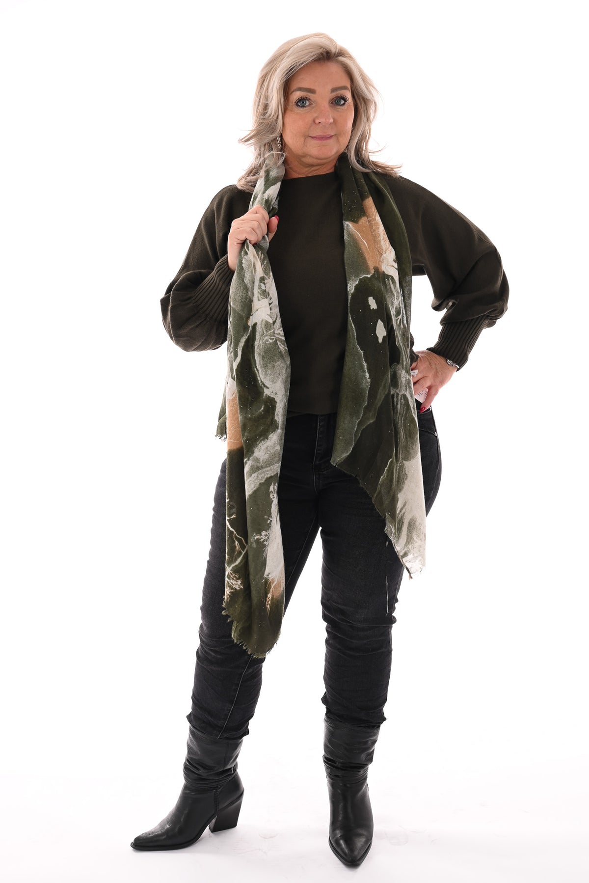Karostar jeans baggy zwart