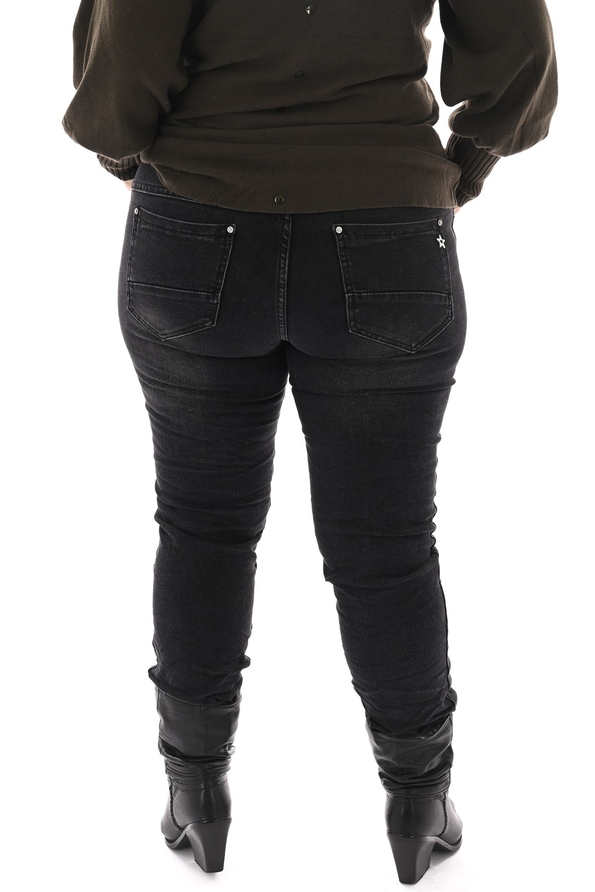 Karostar jeans baggy zwart