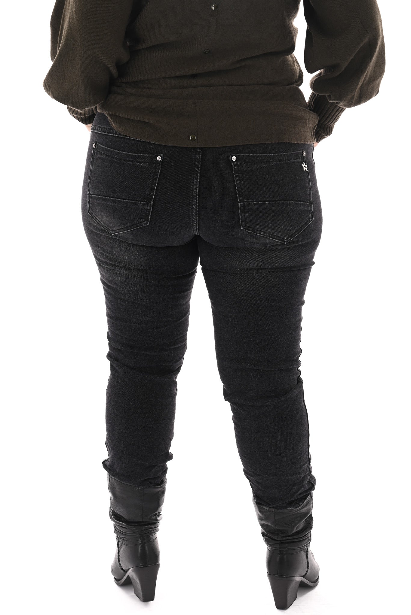Karostar jeans baggy zwart