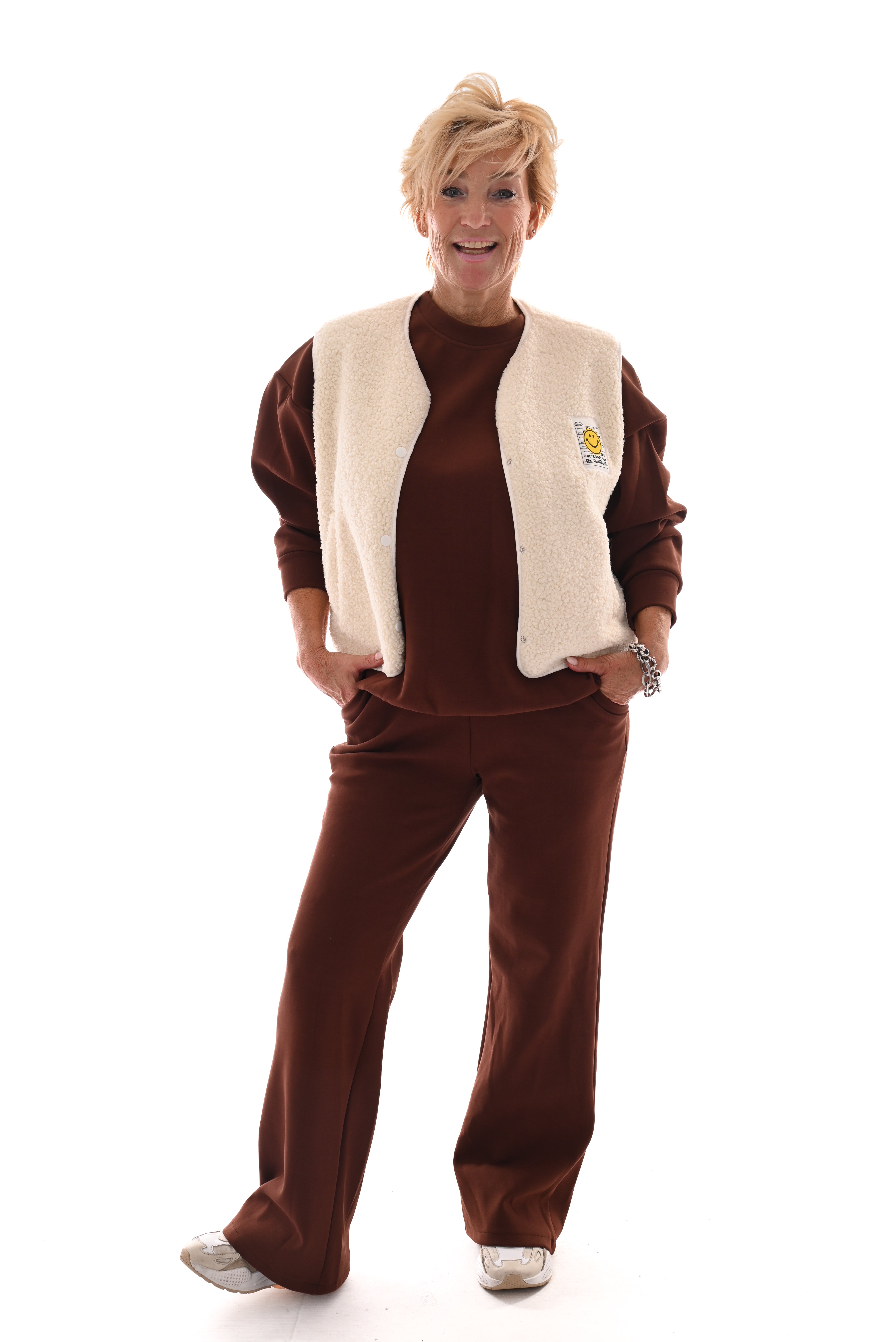 Gilet teddy smiley roomwit