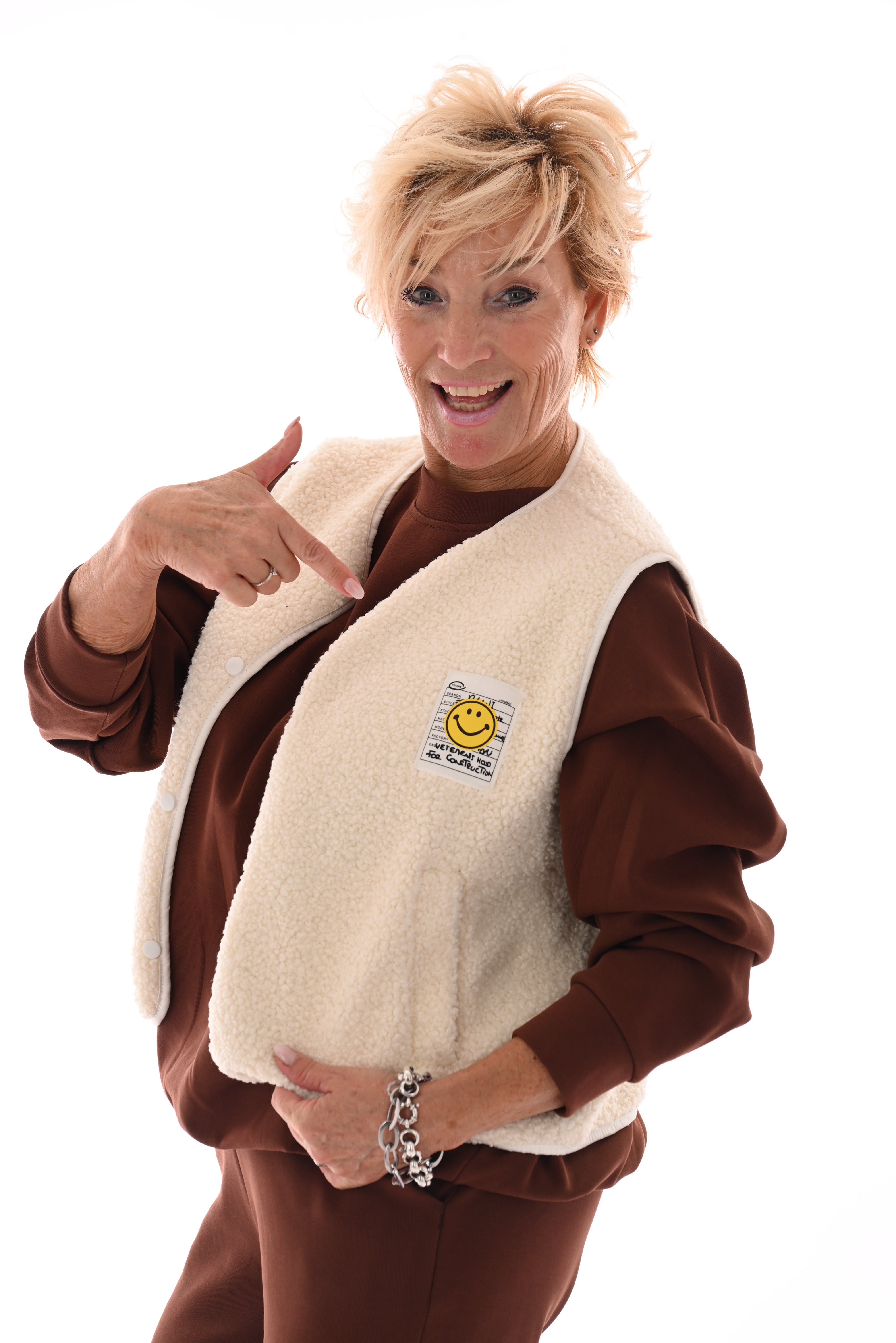Gilet teddy smiley roomwit