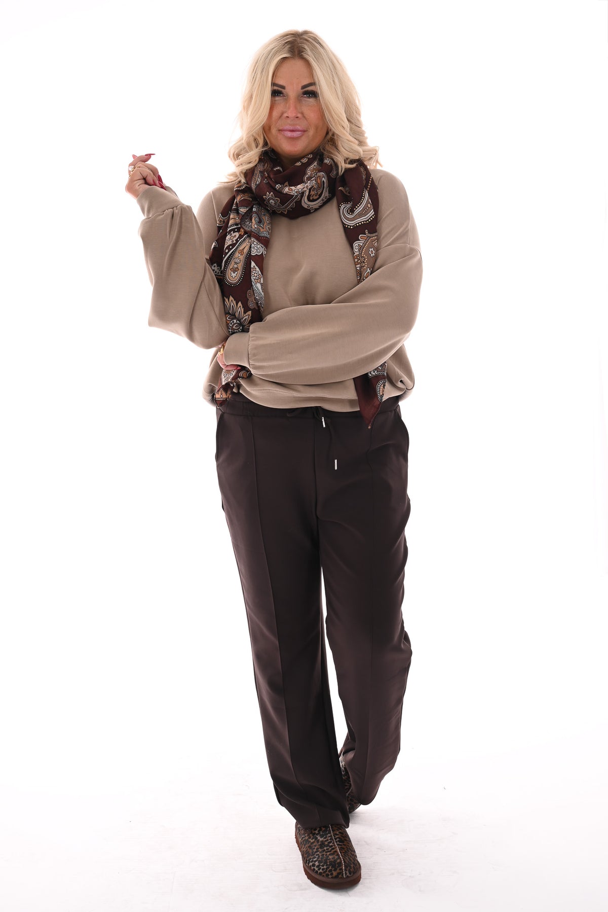 Sweater uni beige