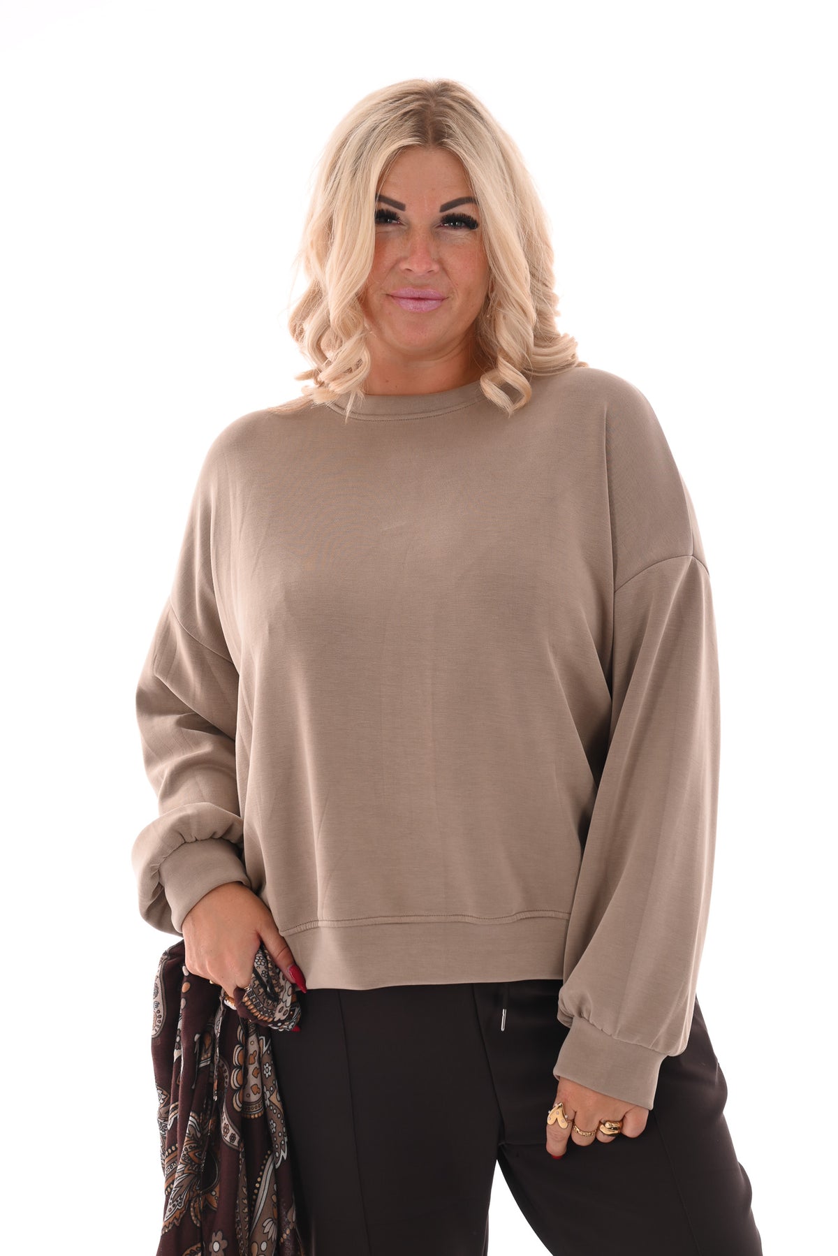 Sweater uni beige