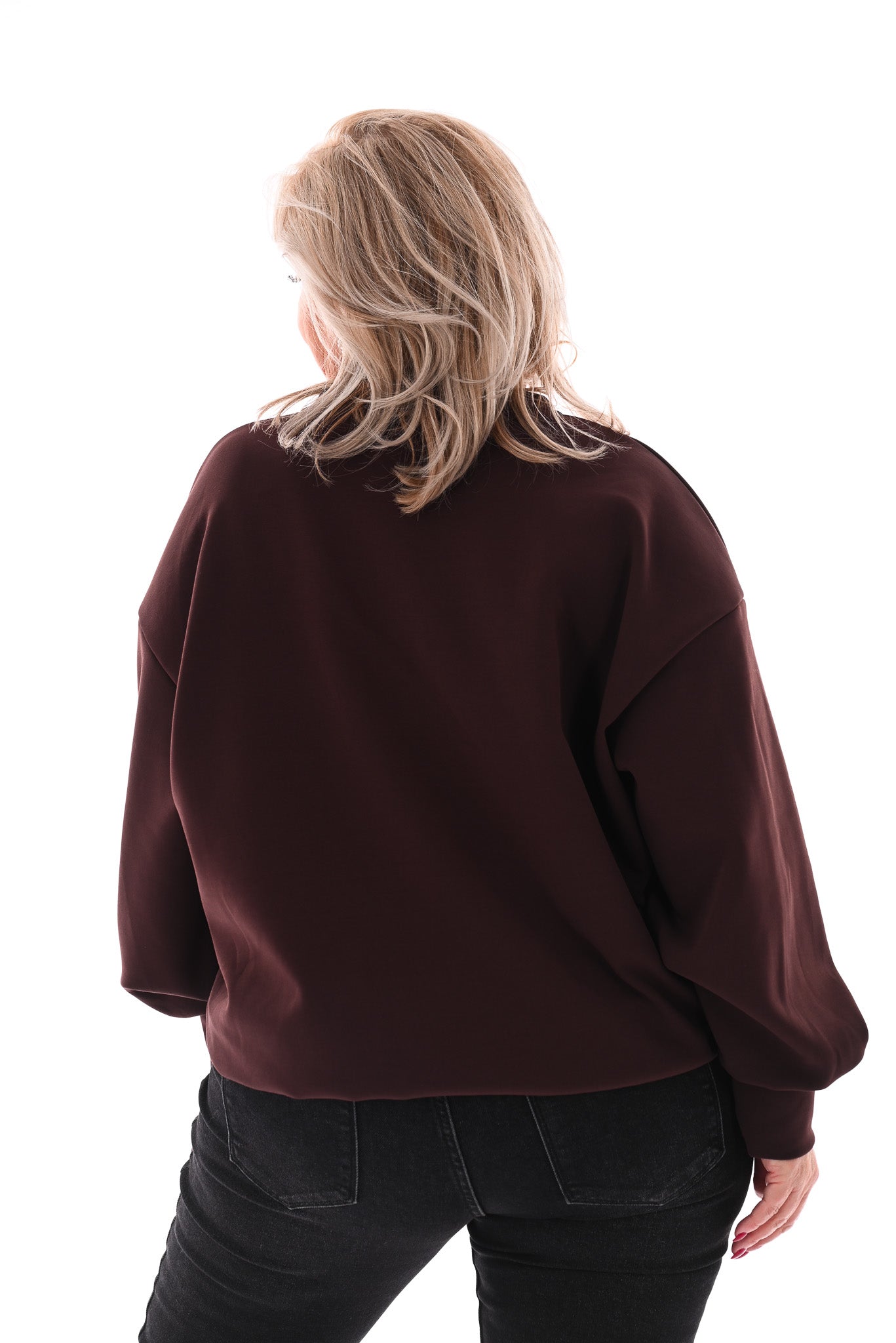 Sweater le marais donkerbruin