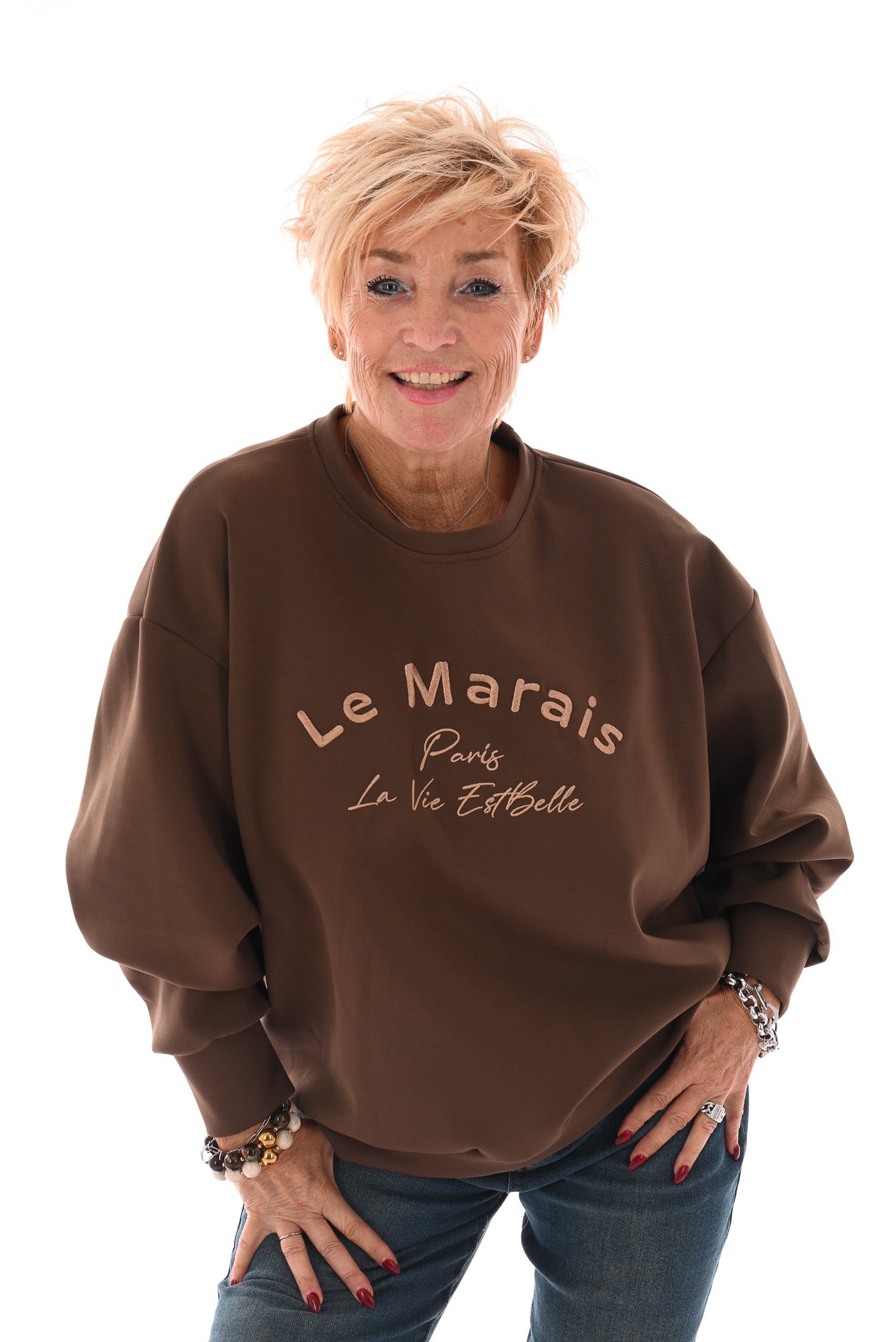 Sweater le marais bruin