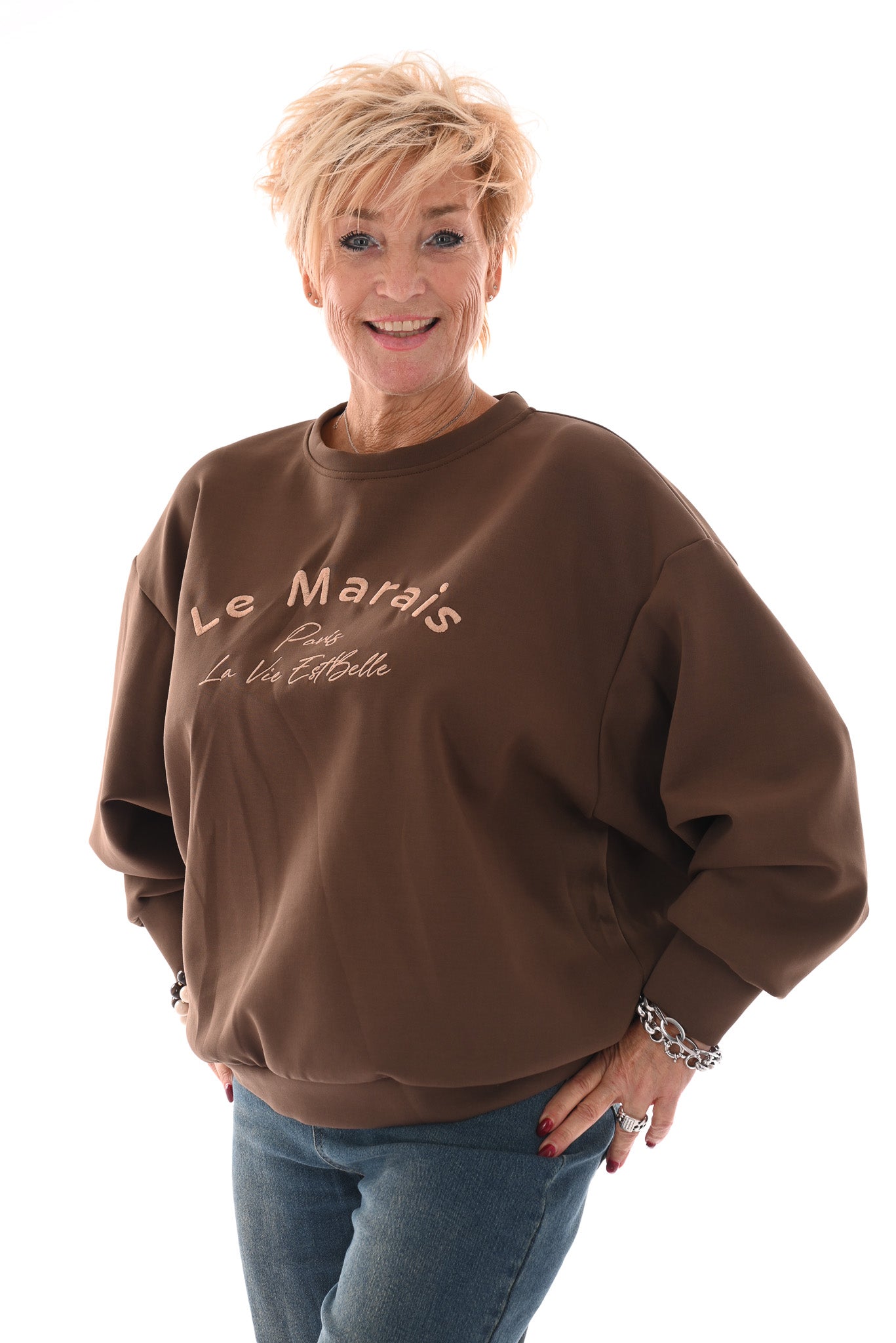 Sweater le marais bruin