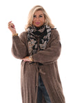Sjaal paisley print zwart