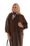 Teddy gilet bruin