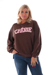 Sweater Cherie donkerbruin