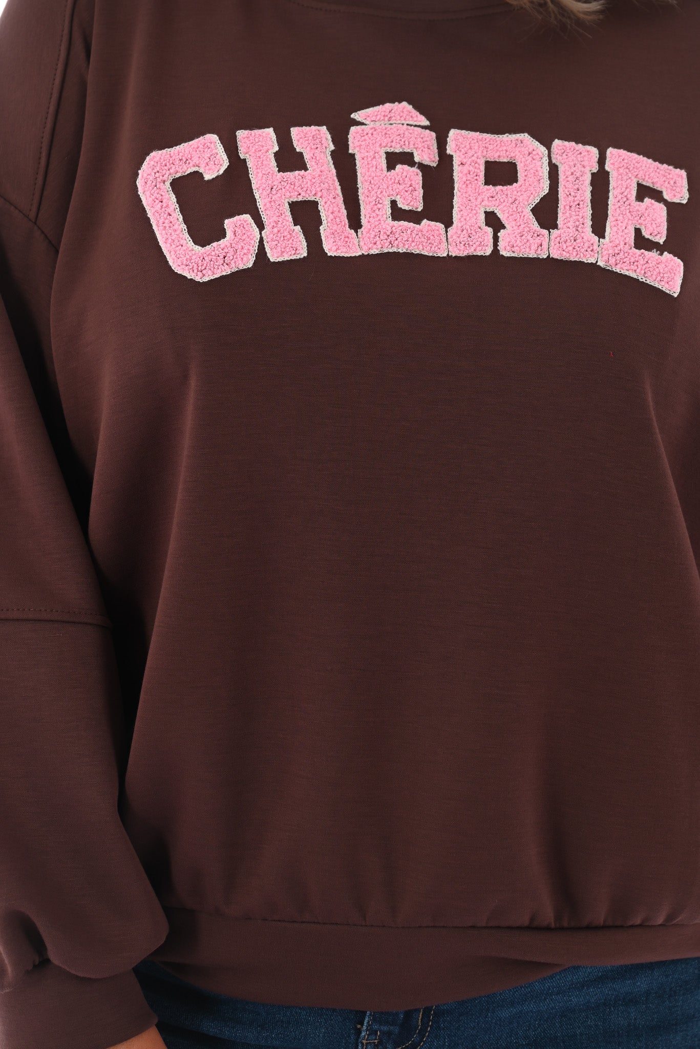 Sweater Cherie donkerbruin